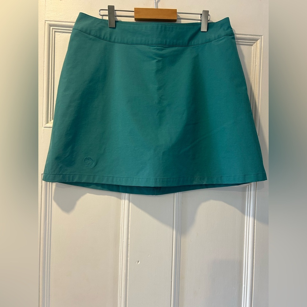 Fjallraven Teal A-Line Mini Skirt